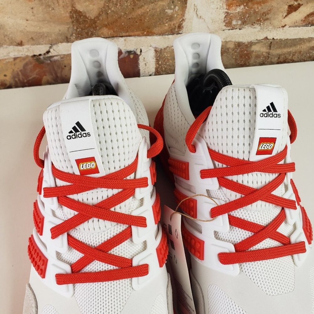 Adidas UltraBoost DNA x Lego ‘Color Pack Red’ Running Shoes Men's SZ 10.5 H67755 - Picture 11 of 15